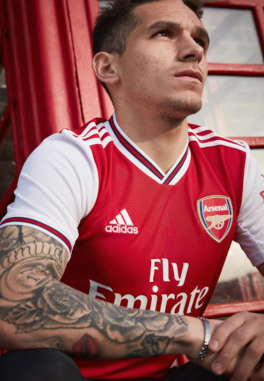 19-20 Arsenal Home Red Soccer Jerseys Shirt
