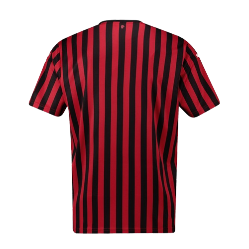 19-20 AC Milan Home Black&Red Soccer Jerseys Kit(Shirt+Short)