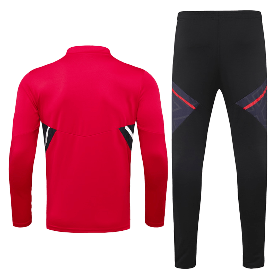 Bayern Munich Zipper Sweat Training Kit(Top+Pants) Red 2022/23