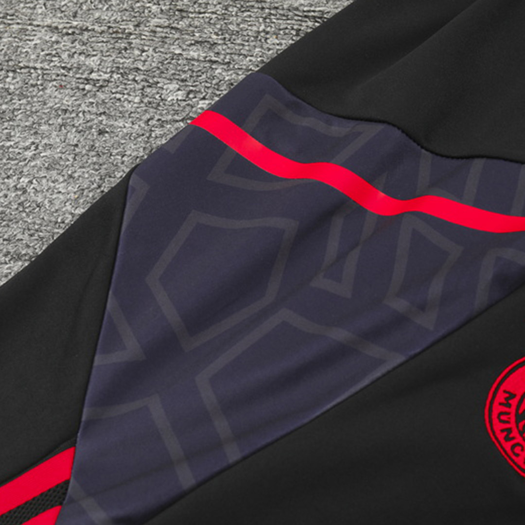 Bayern Munich Zipper Sweat Training Kit(Top+Pants) Red 2022/23