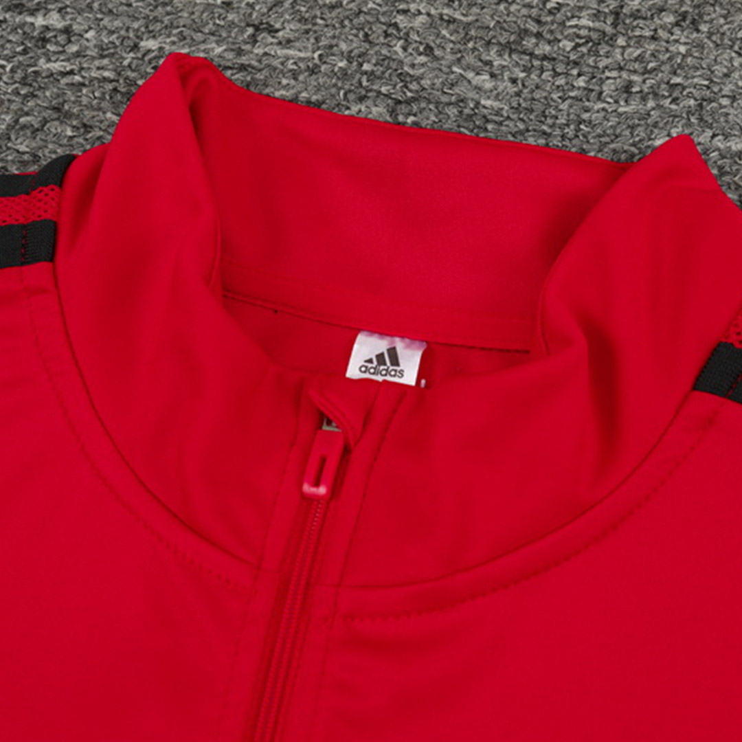 Bayern Munich Zipper Sweat Training Kit(Top+Pants) Red 2022/23