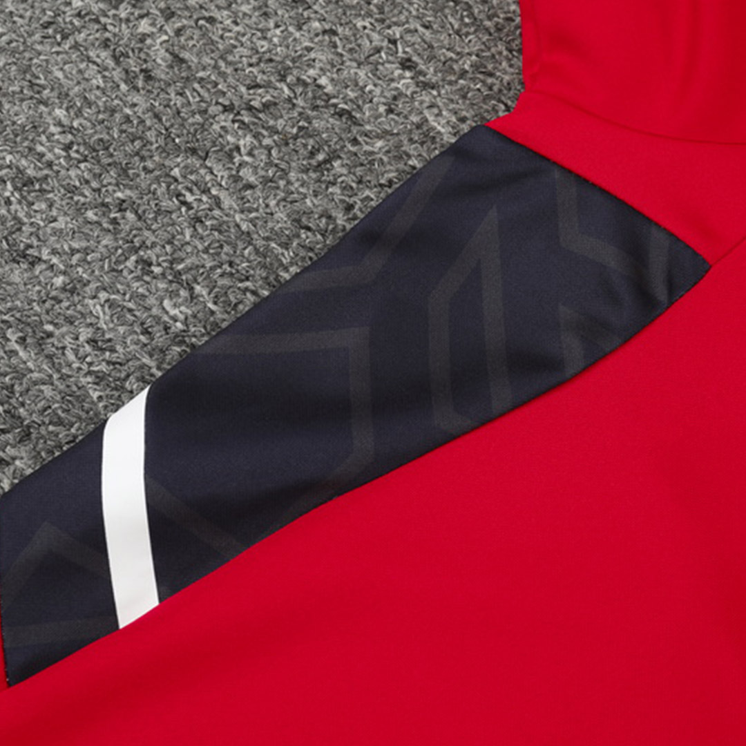 Bayern Munich Zipper Sweat Training Kit(Top+Pants) Red 2022/23