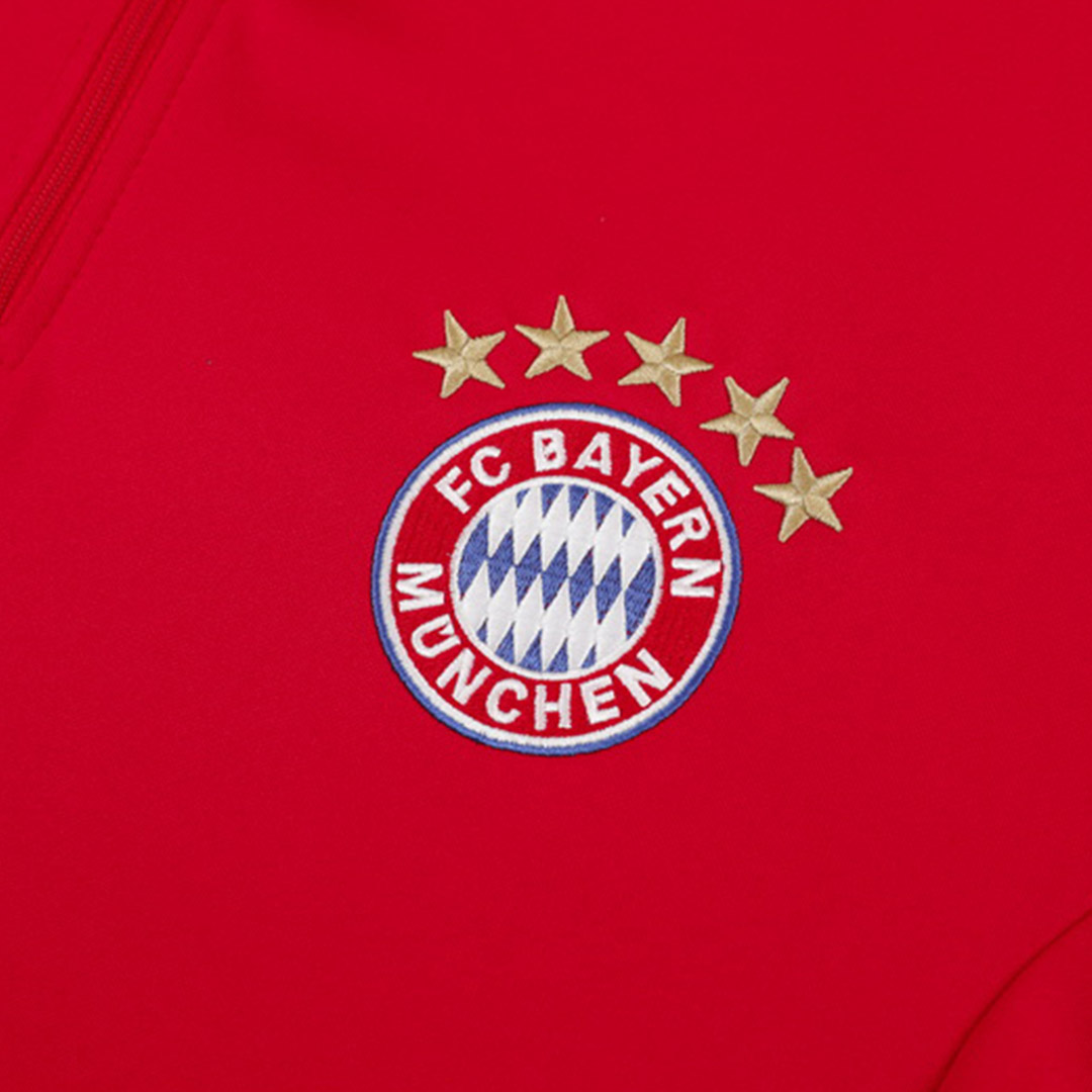 Bayern Munich Zipper Sweat Training Kit(Top+Pants) Red 2022/23