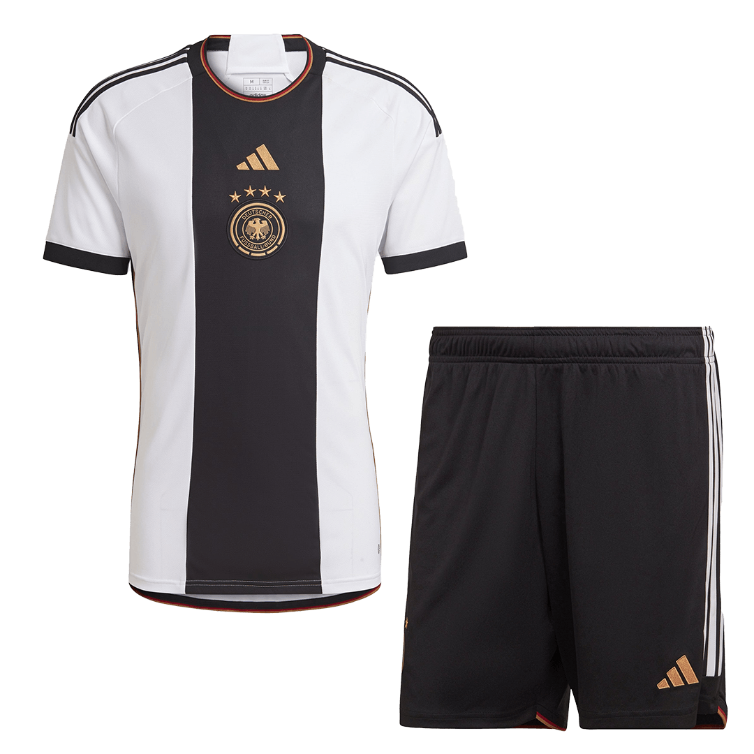 Germany Jersey Home Kit(Jersey+Shorts) Replica World Cup 2022