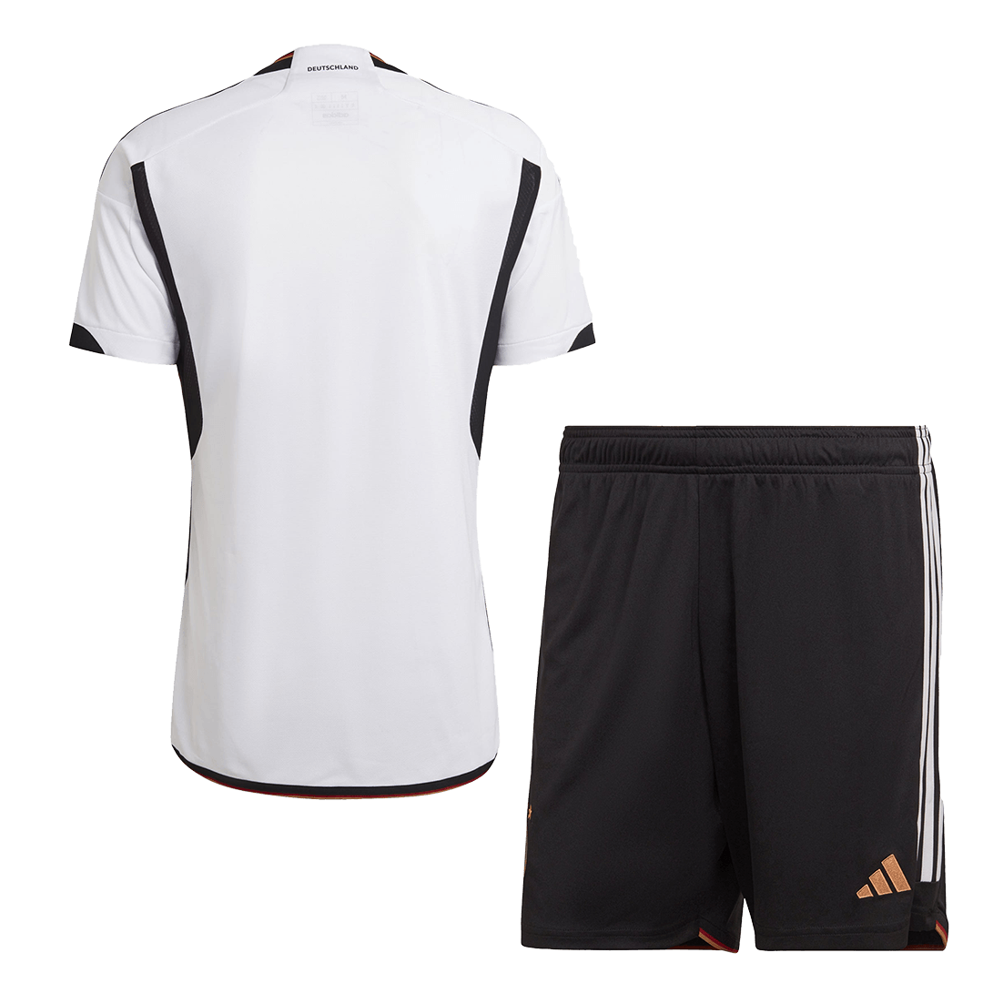 Germany Jersey Home Kit(Jersey+Shorts) Replica World Cup 2022