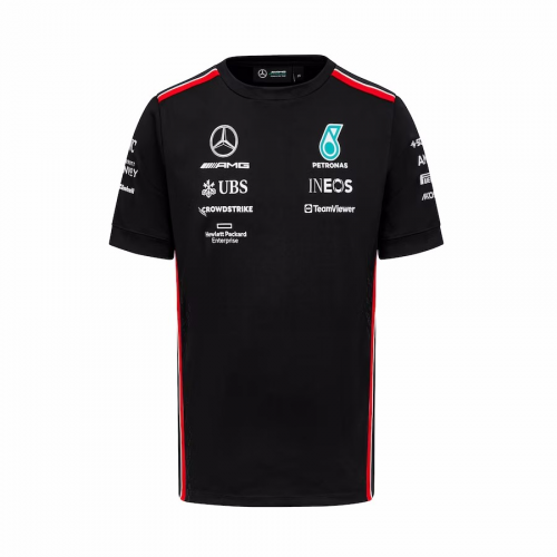 Mercedes AMG Petronas F1 Racing Team T-Shirt - Black 2023