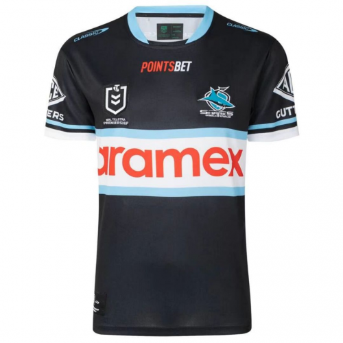 2023 Cronulla Sutherland Sharks Away  NRL Rugby Jersey